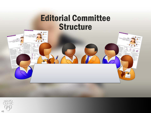 Editorial Committee
Structure
45
