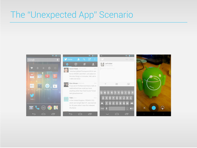 The “Unexpected App” Scenario

