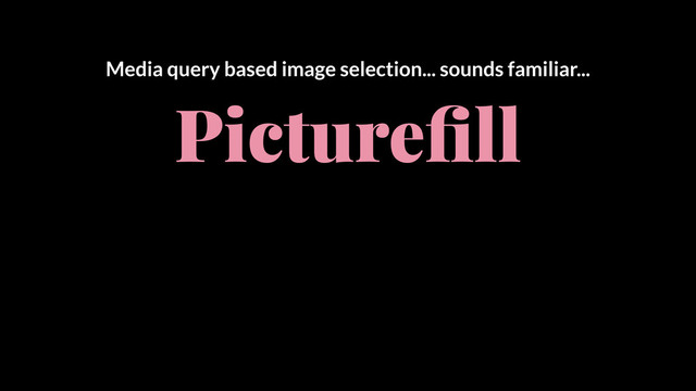 Media query based image selection... sounds familiar...
Pictureﬁll
