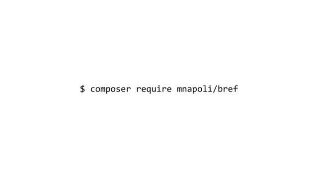 $ composer require mnapoli/bref
