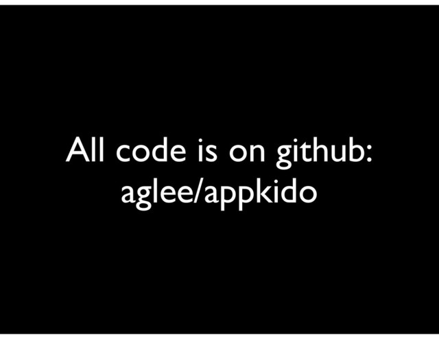 All code is on github:
aglee/appkido
