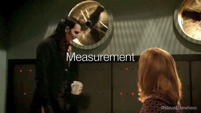 @steveElsewhere
Measurement
