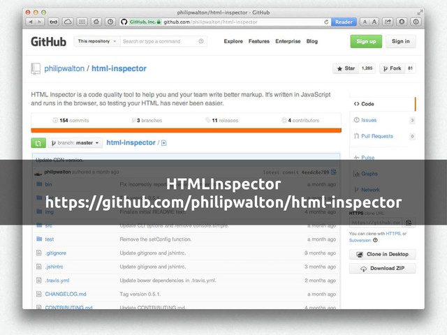 HTMLInspector
https://github.com/philipwalton/html-inspector
