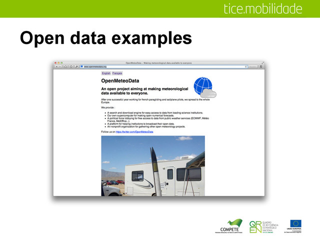 Open data examples
