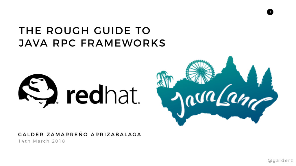 The Rough Guide To Java Rpc Frameworks Speaker Deck