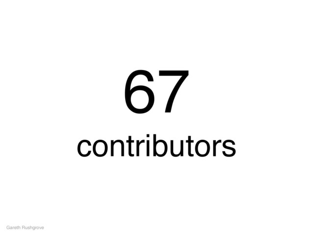 67
contributors
Gareth Rushgrove
