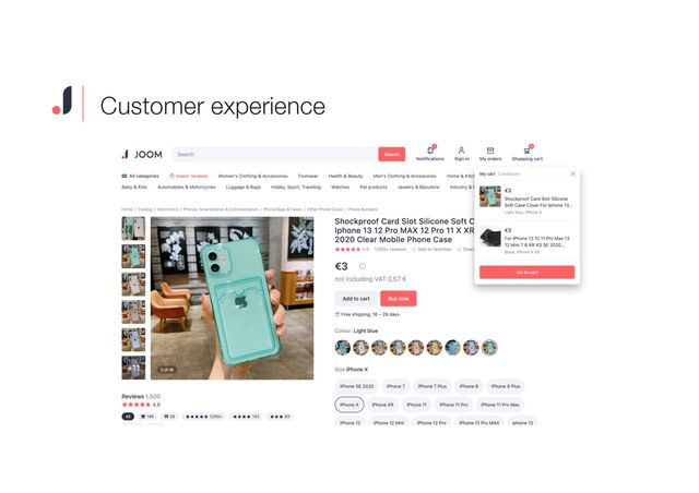 Customer experience
