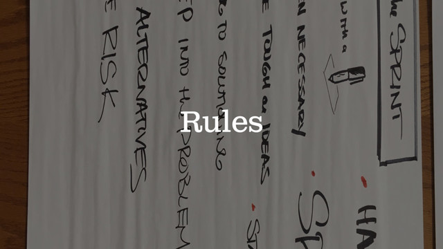 Rules
