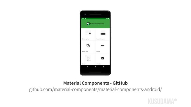 Material Components - GitHub
github.com/material-components/material-components-android/
