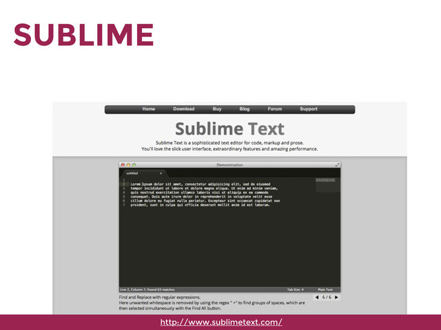 SUBLIME
http://www.sublimetext.com/
