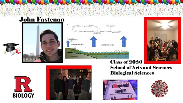 Class of 2020
School of Arts and Sciences
Biological Sciences
John Fastenau
