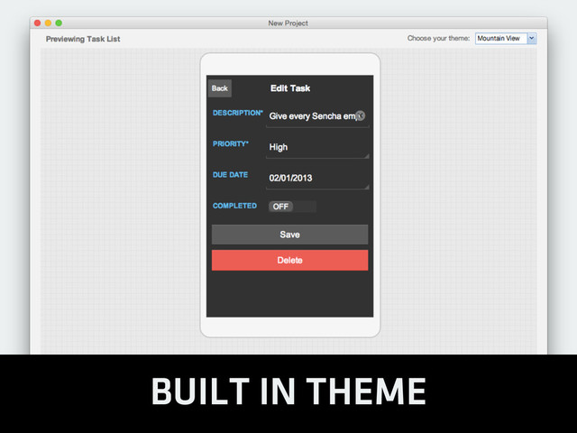 BUILT IN THEME
