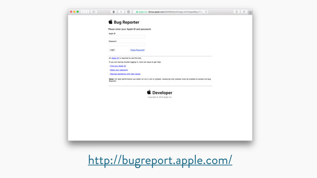 http://bugreport.apple.com/
