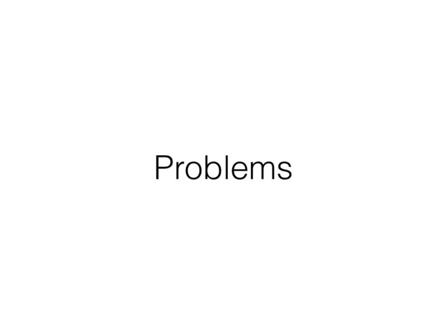 Problems
