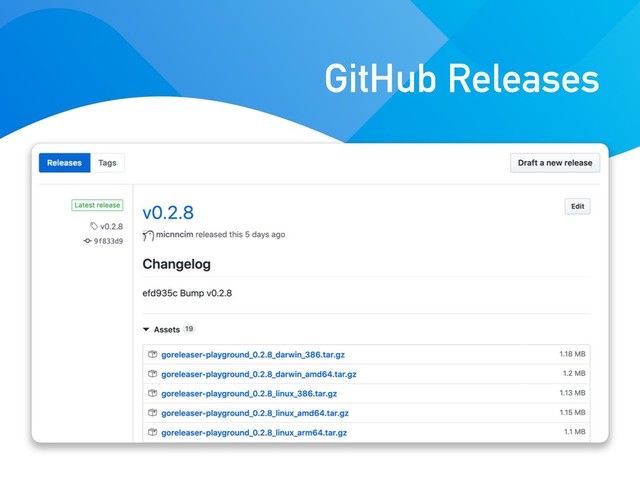 GitHub Releases
