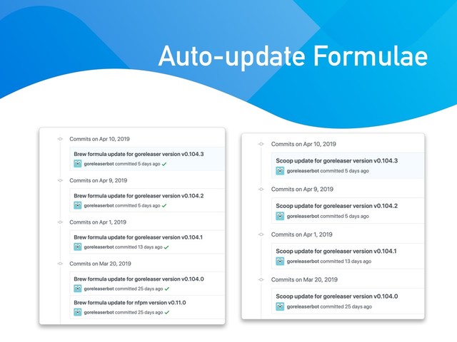 Auto-update Formulae
