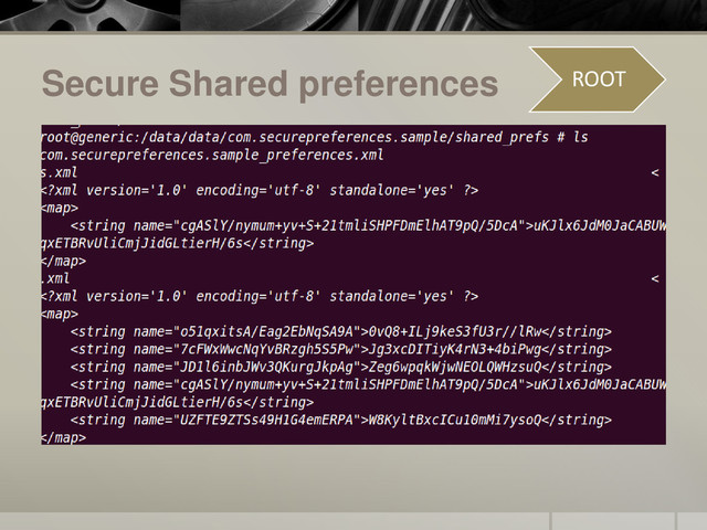Secure Shared preferences ROOT
