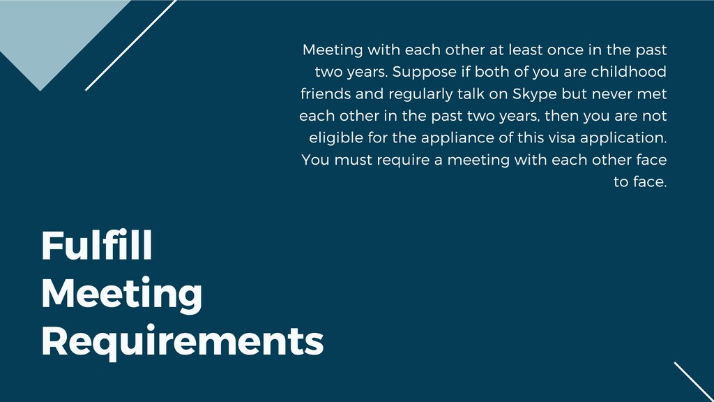 USA Fiancé Visa Application Tips Speaker Deck