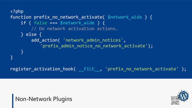 Non-Network Plugins
