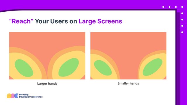 “Reach” Your Users on Large Screens
