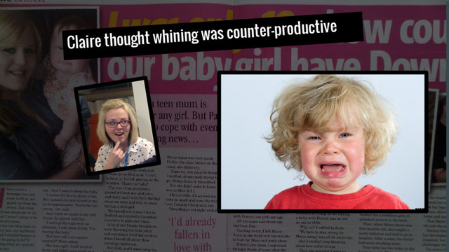 Claire thought whining was counter-productive
