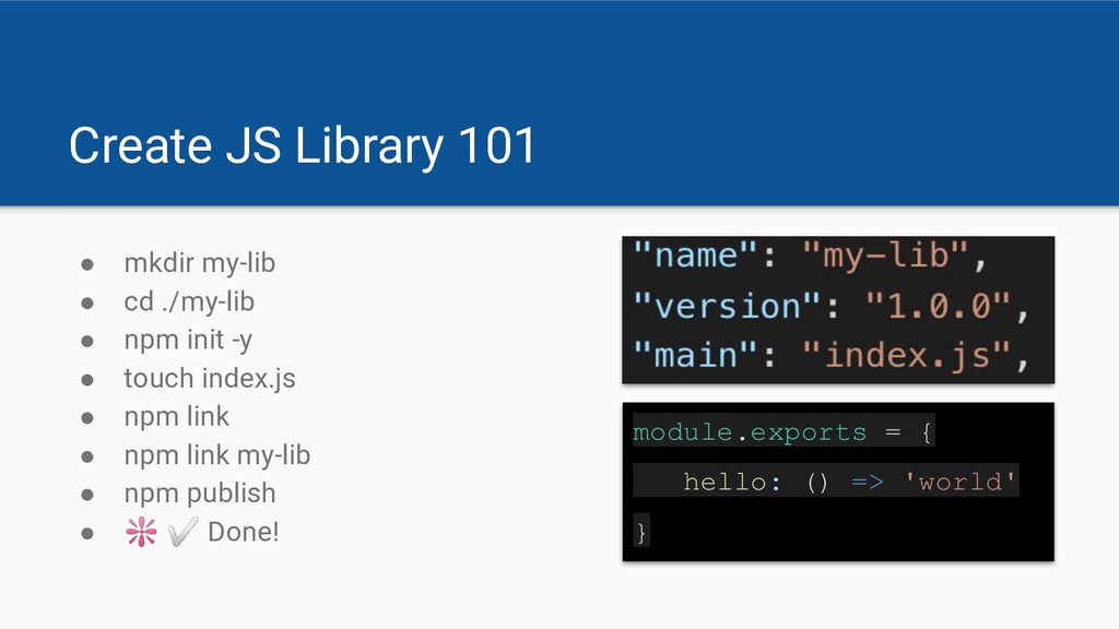 Managing Opensource JavaScript Library Speaker Deck