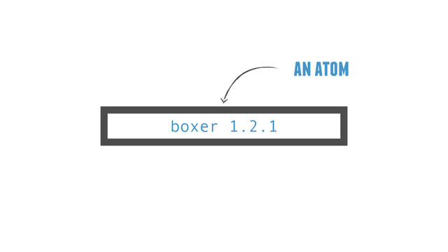 boxer 1.2.1
an atom
