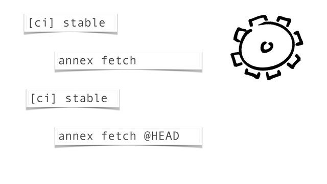 [ci] stable
[ci] stable
annex fetch @HEAD
annex fetch
