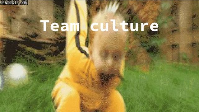Team culture
