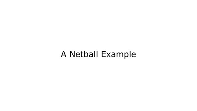 A Netball Example
