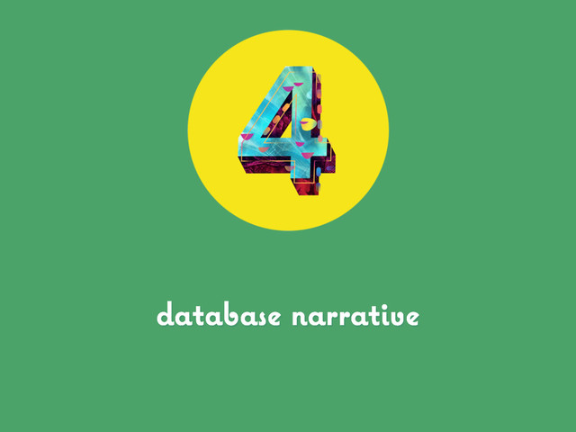 database narrative
