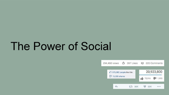 The Power of Social

