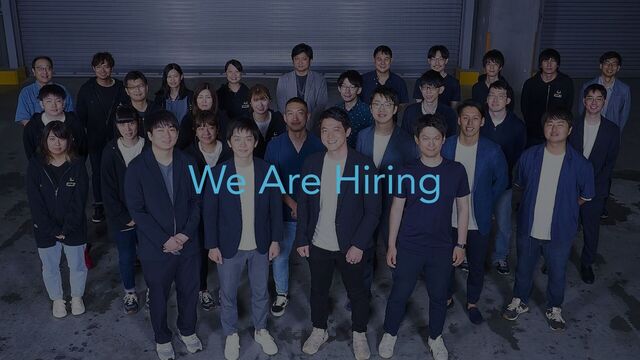 We Are Hiring
