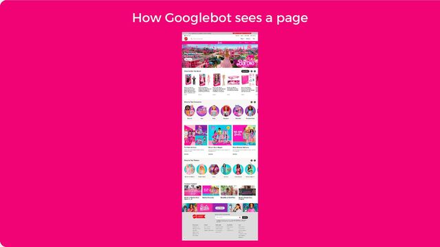 How Googlebot sees a page
