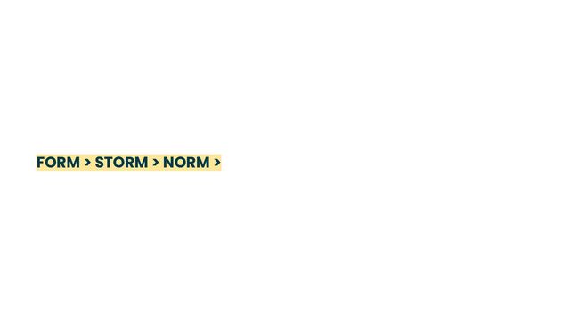 FORM > STORM > NORM >
