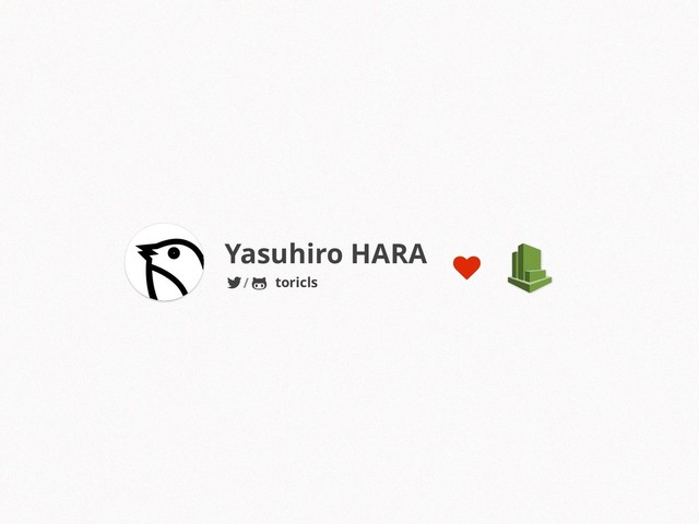 Yasuhiro HARA ♥
/ toricls
