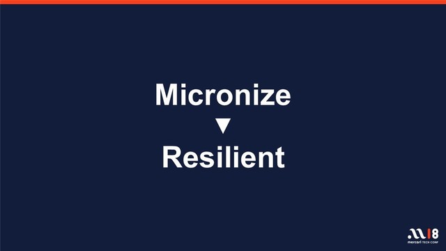 Micronize
▼
Resilient
