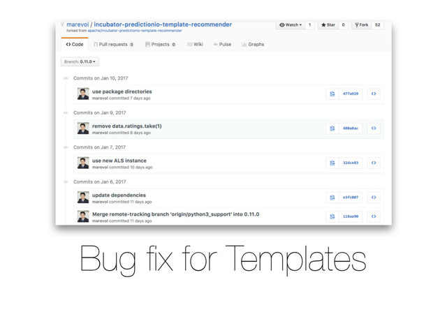 Bug ﬁx for Templates
