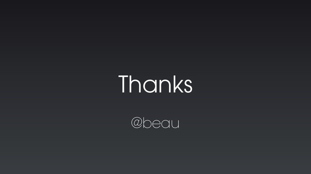 @beau
Thanks
