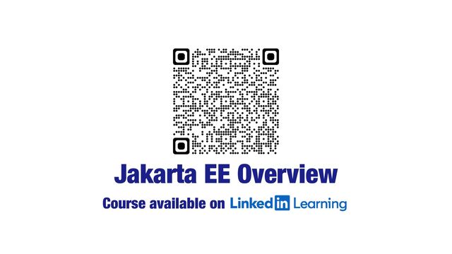 Jakarta EE Overview
Course available on
