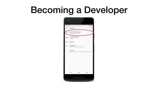 Becoming a Developer
