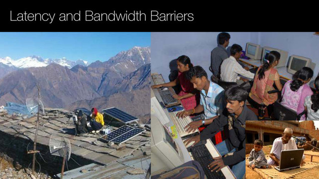 Latency and Bandwidth Barriers
