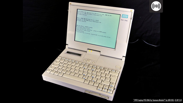 “1992 Laptop PCD-3Nsl by Siemens-Nixdorf” by Ulli1105, CC-BY 3.0
