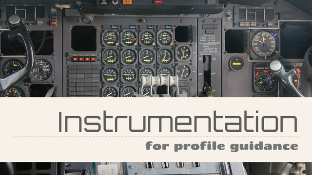 Instrumentation
for profile guidance
