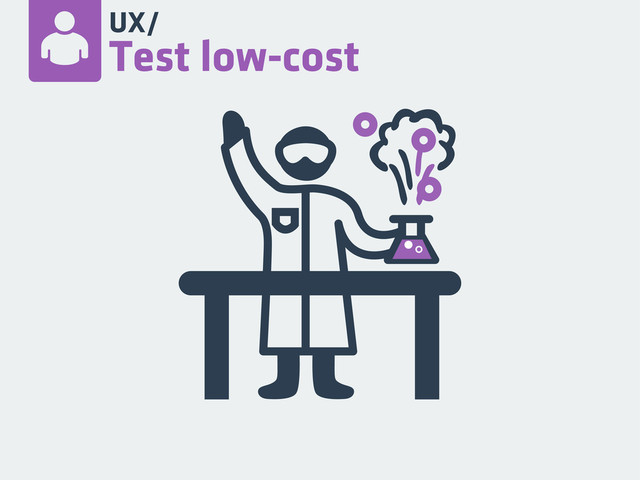UX/
Test low-cost

