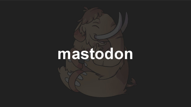 mastodon
