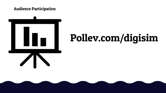 Pollev.com/digisim
Audience Participation
