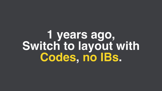 1 years ago, 
Switch to layout with
Codes, no IBs.
