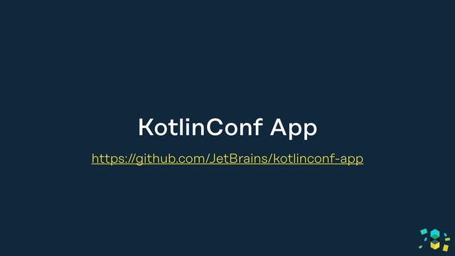 KotlinConf App
https://github.com/JetBrains/kotlinconf-app
