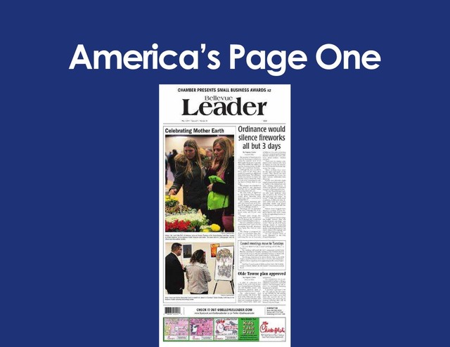 America’s Page One

